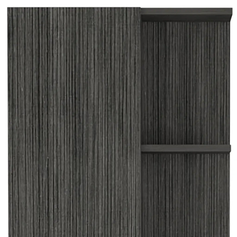 20" Smoky Black Wood Freestanding Single Door Bathroom Vanity Homeroots Bed & Bath