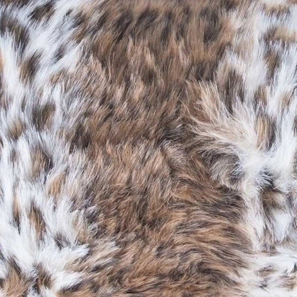 20" X 12" X 5" Acrylic Plush Polyester Polyfill Lynx 2 Pack Pillow Homeroots Home Decor
