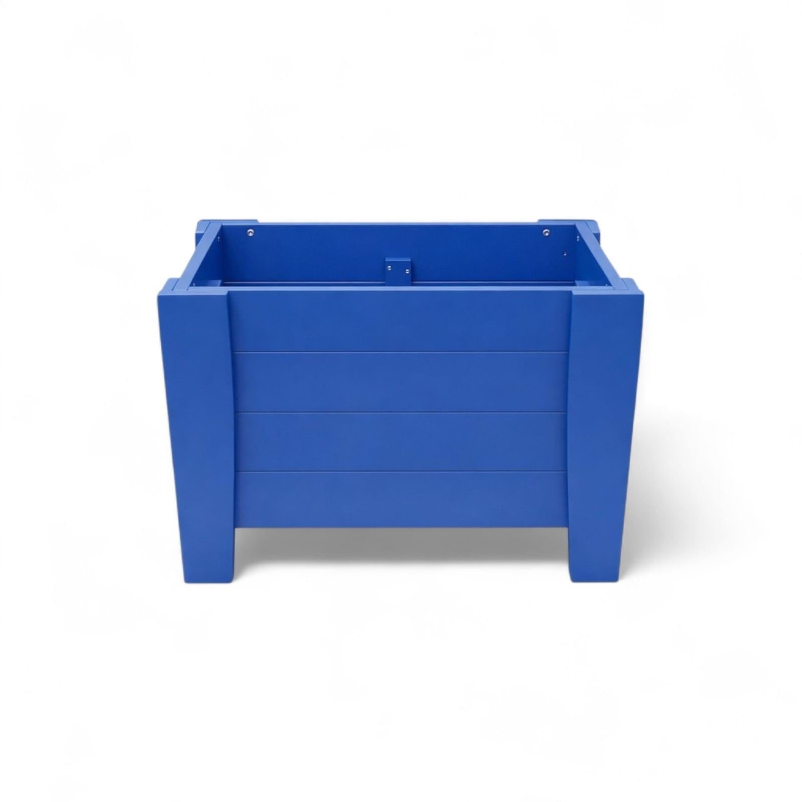20" X 18" Blue Heavy Duty Plastic Square Planter Box Homeroots Outdoor