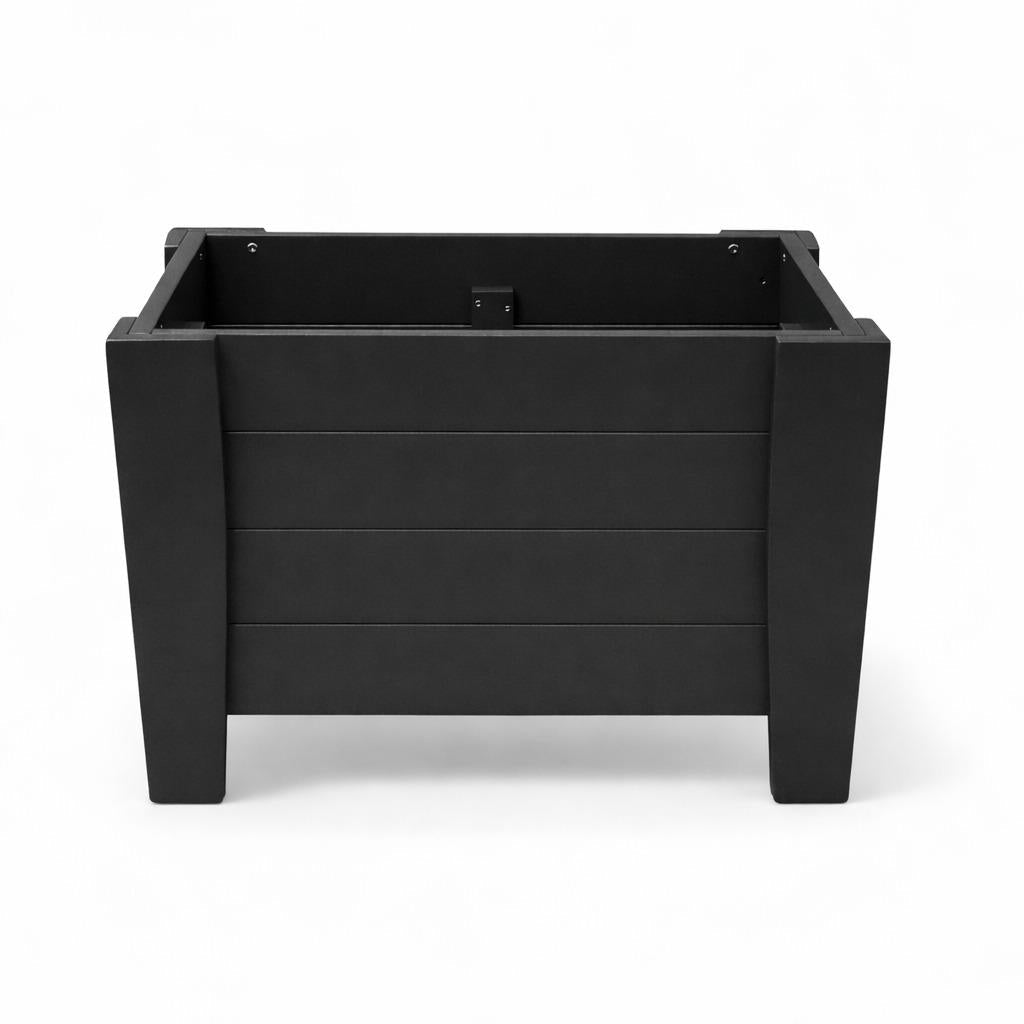 20" X 24" Black Heavy Duty Plastic Square Planter Box Homeroots Outdoor
