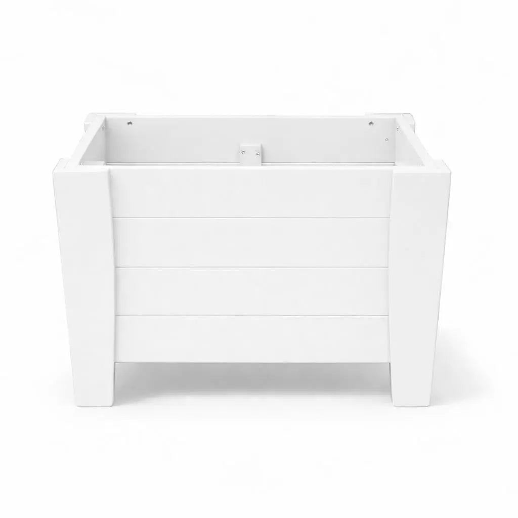 20" X 24" White Heavy Duty Plastic Square Planter Box Homeroots Outdoor