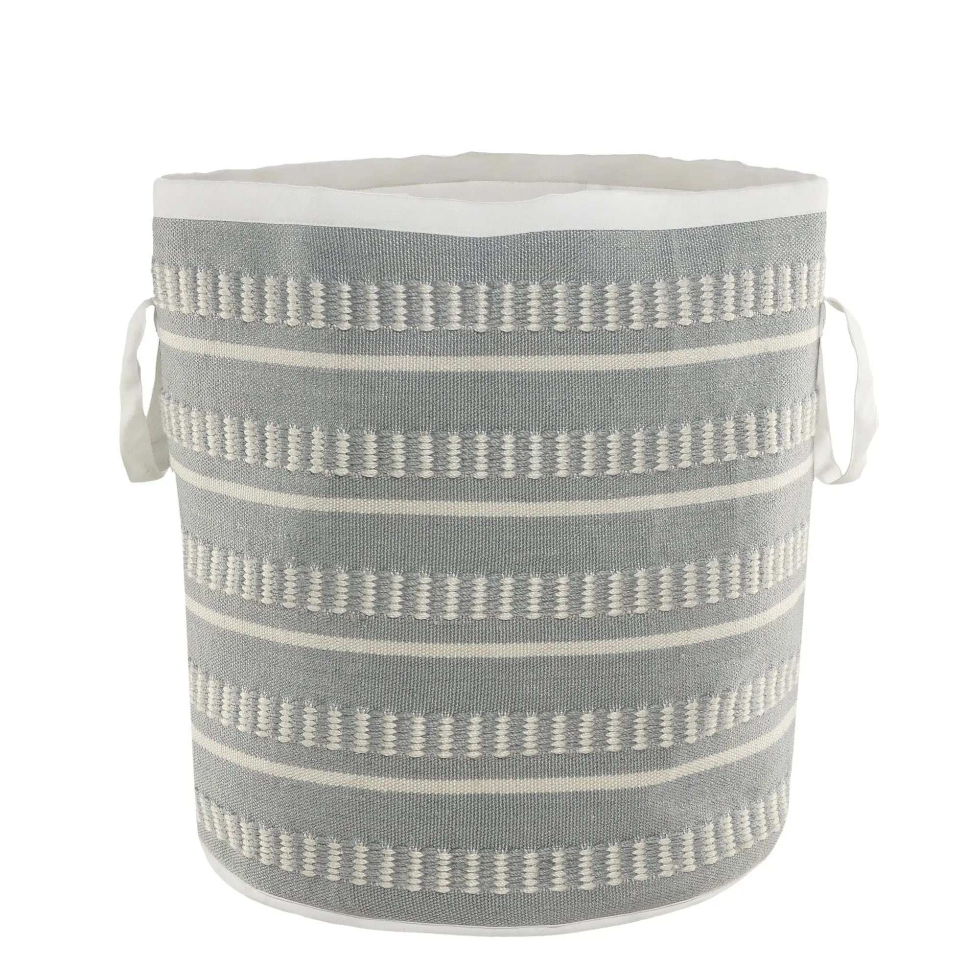 21" Blue Nesting Fabric Basket Homeroots Office
