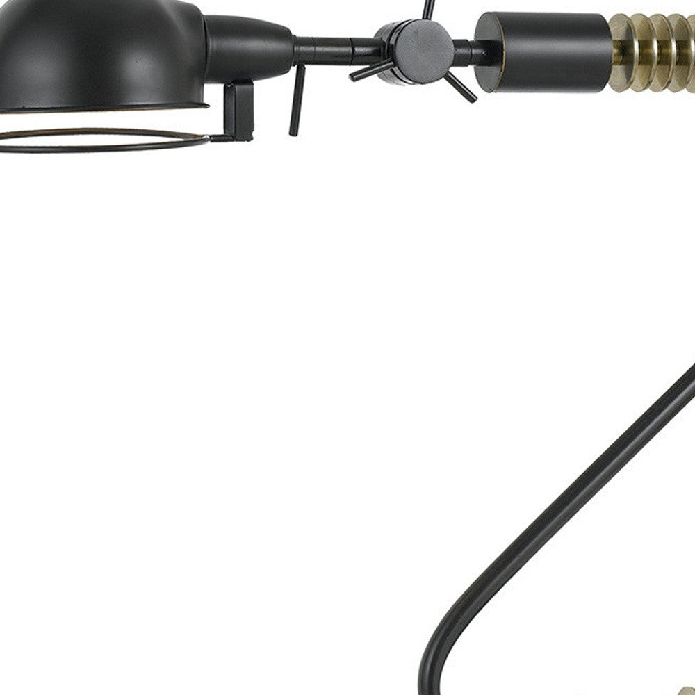 21" Bronze Metal Desk Table Lamp With Bronze Dome Shade - GreatEagleInc