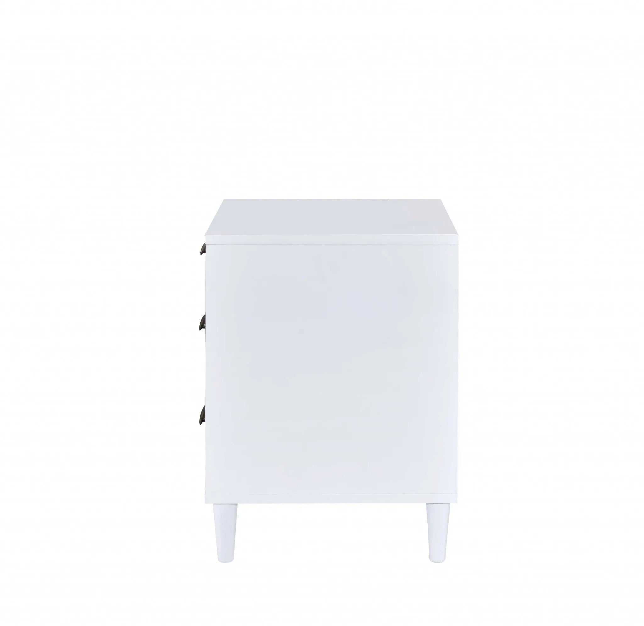 21" Brown Three Drawers Nightstand Homeroots Bed & Bath