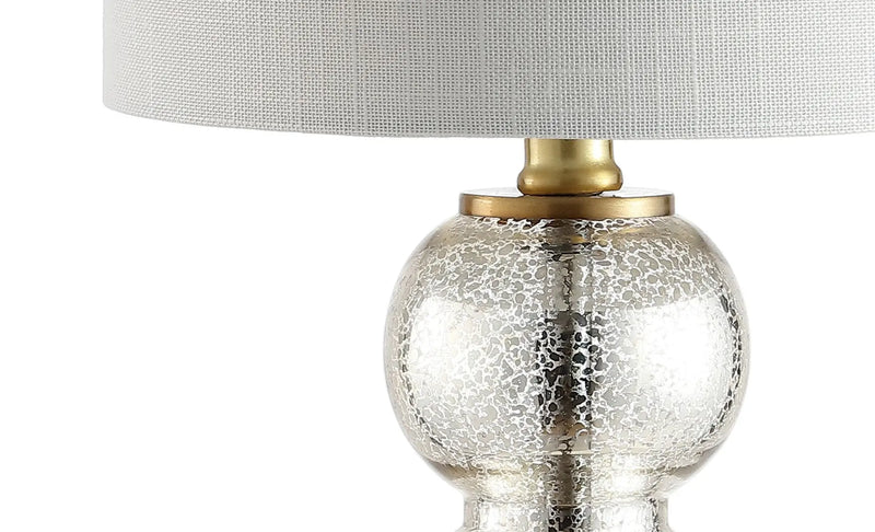 21" Gold Globe Table Lamp With Drum Shade Homeroots Lighting
