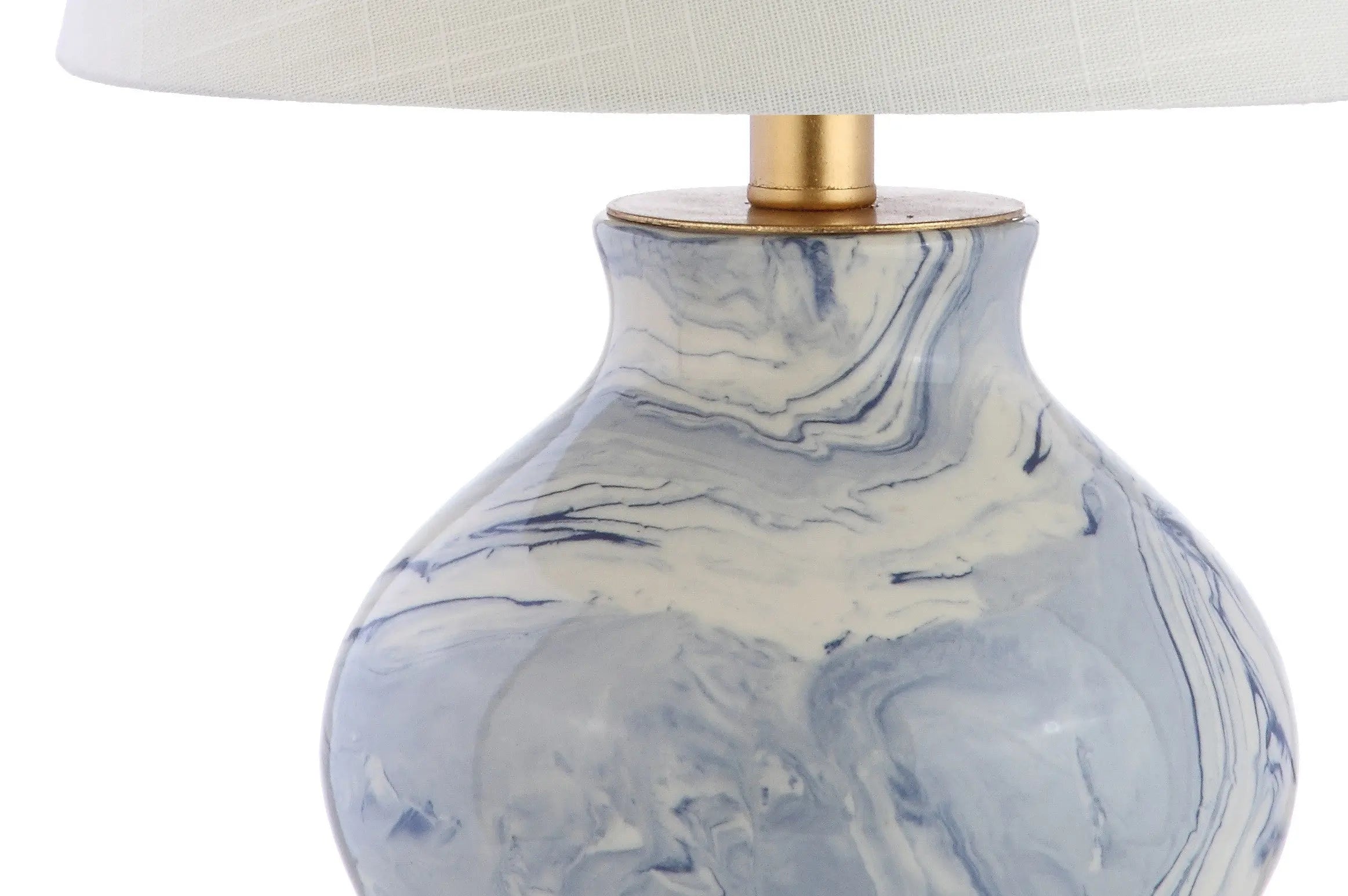 21" Gold Novelty Table Lamp With Empire Shade Homeroots Lighting