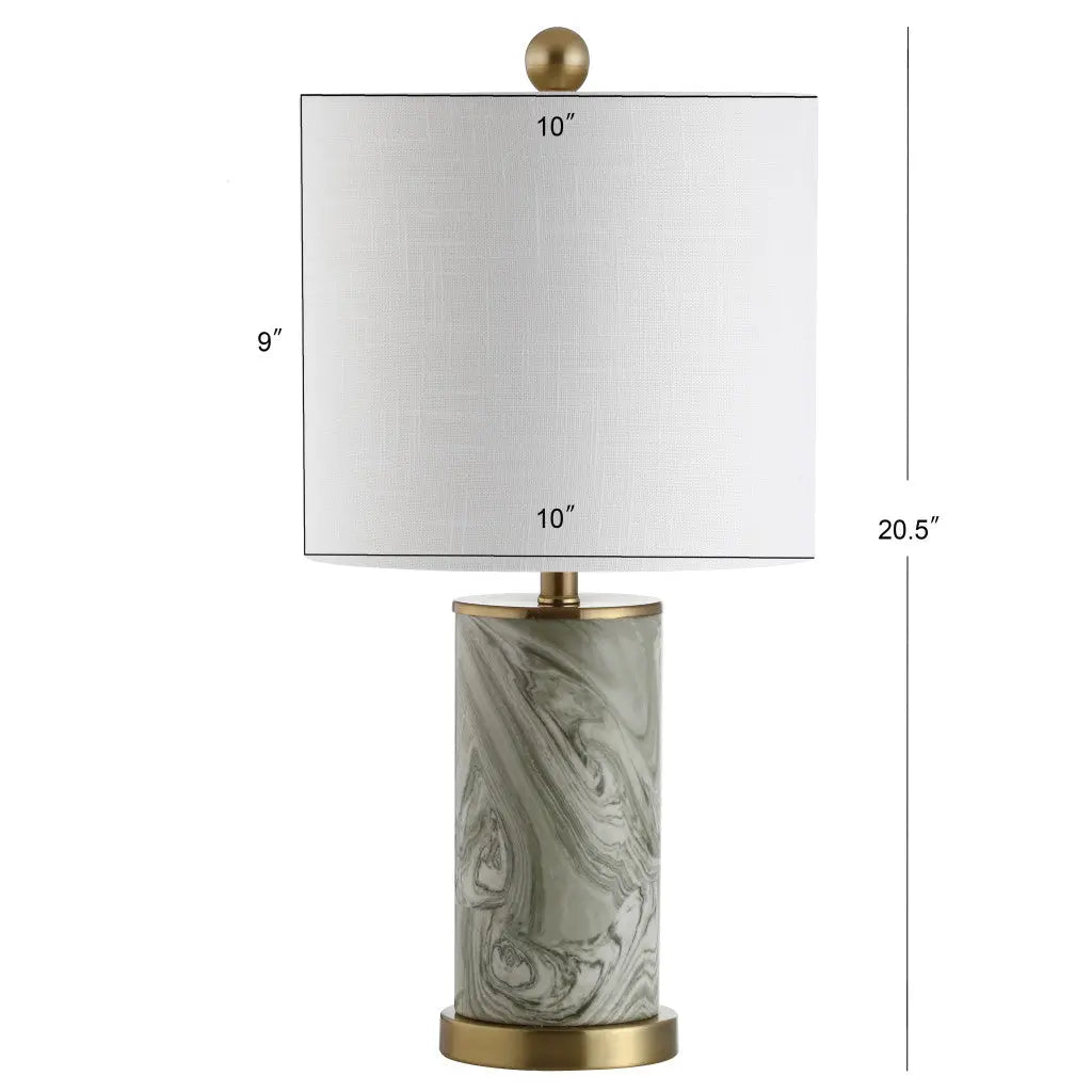 21" Gold Novelty Table Lamp With Globe Shade Homeroots Lighting