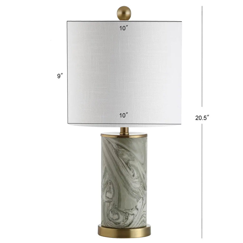21" Gold Novelty Table Lamp With Globe Shade Homeroots Lighting