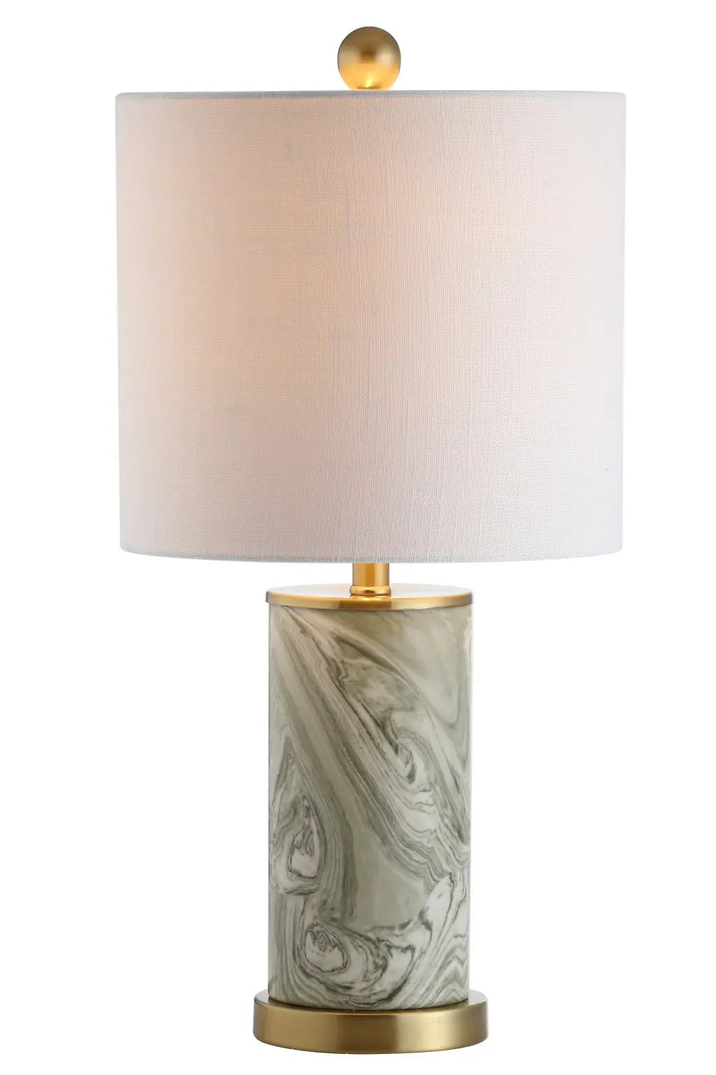 21" Gold Novelty Table Lamp With Globe Shade Homeroots Lighting