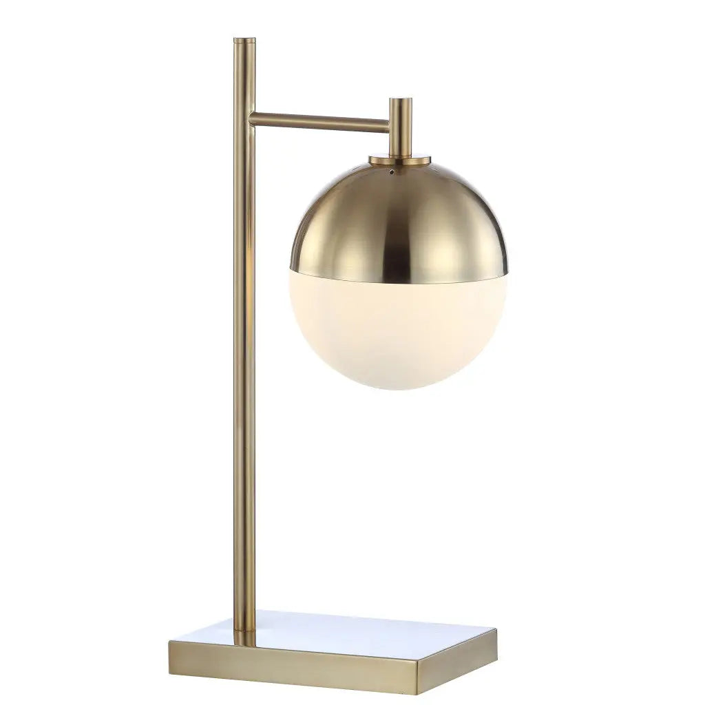 21" Gold Table Lamp LED Homeroots Lighting