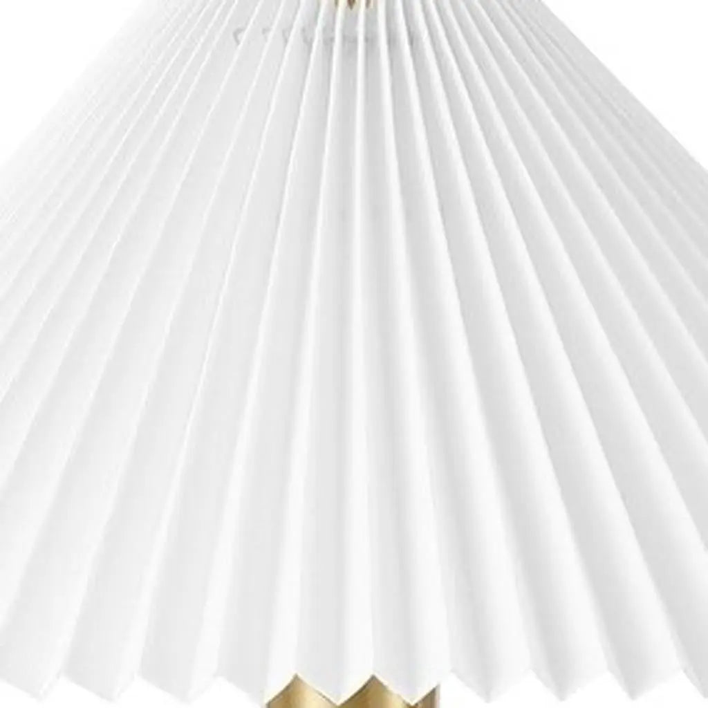 21" Gold Table Lamp With Empire Shade Homeroots Lighting