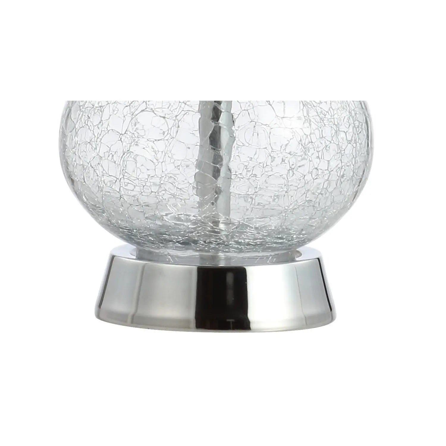 21" Silver Gourd Table Lamp With Drum Shade Homeroots Lighting