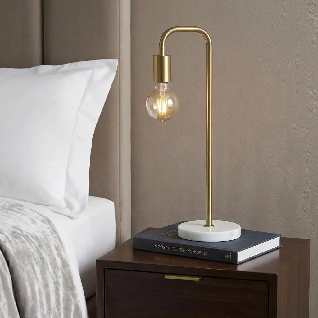 21" White Round Table Lamp Homeroots Lighting
