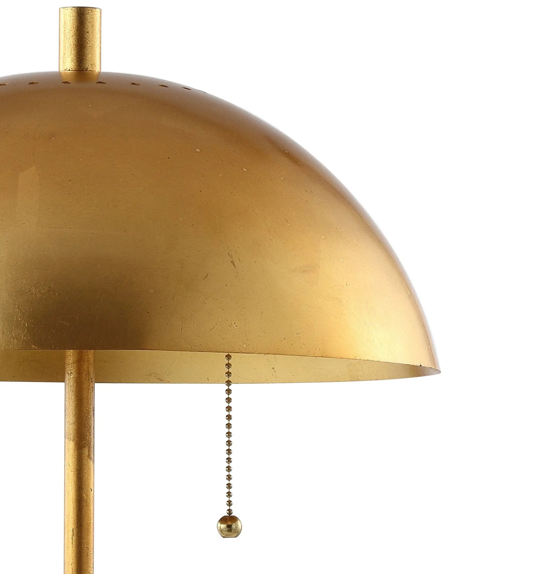 21" White Round Table Lamp With Globe Shade Homeroots Lighting