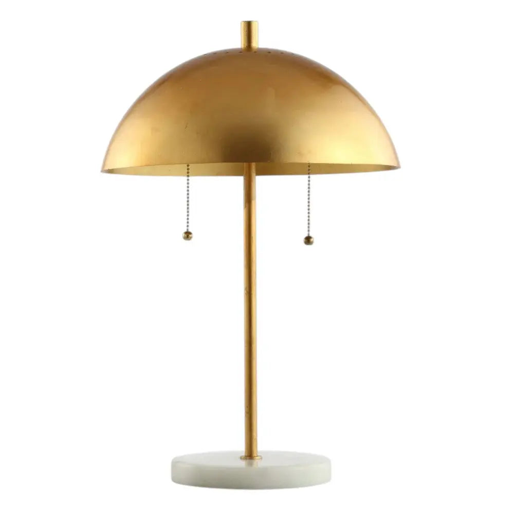 21" White Round Table Lamp With Globe Shade Homeroots Lighting