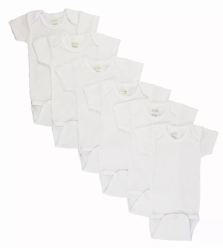 Bambini Short Sleeve One Piece 6 Pack Bambini