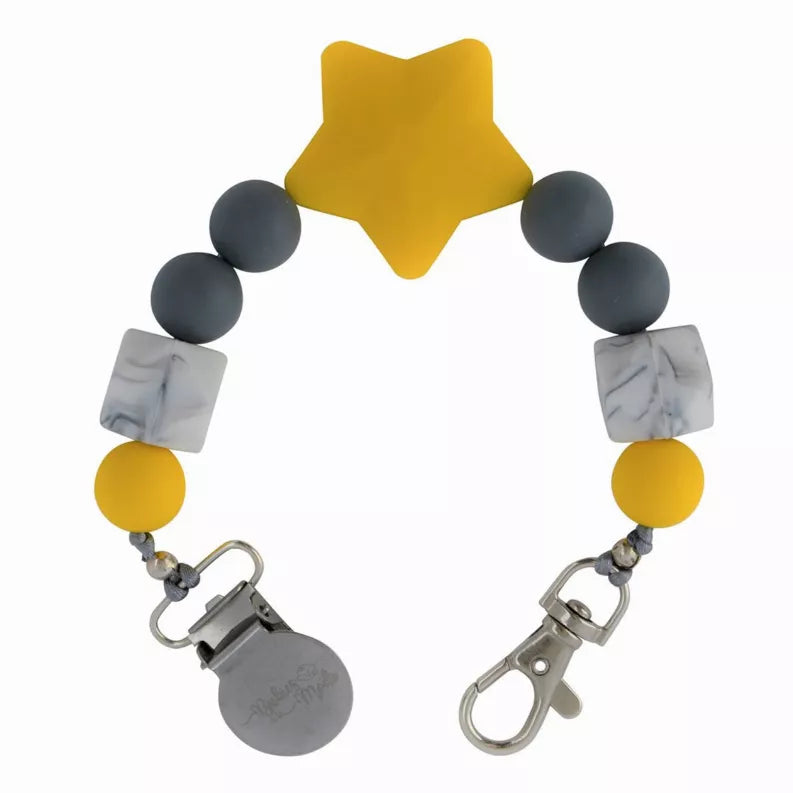 Pacifier Clip Babies a la Mode