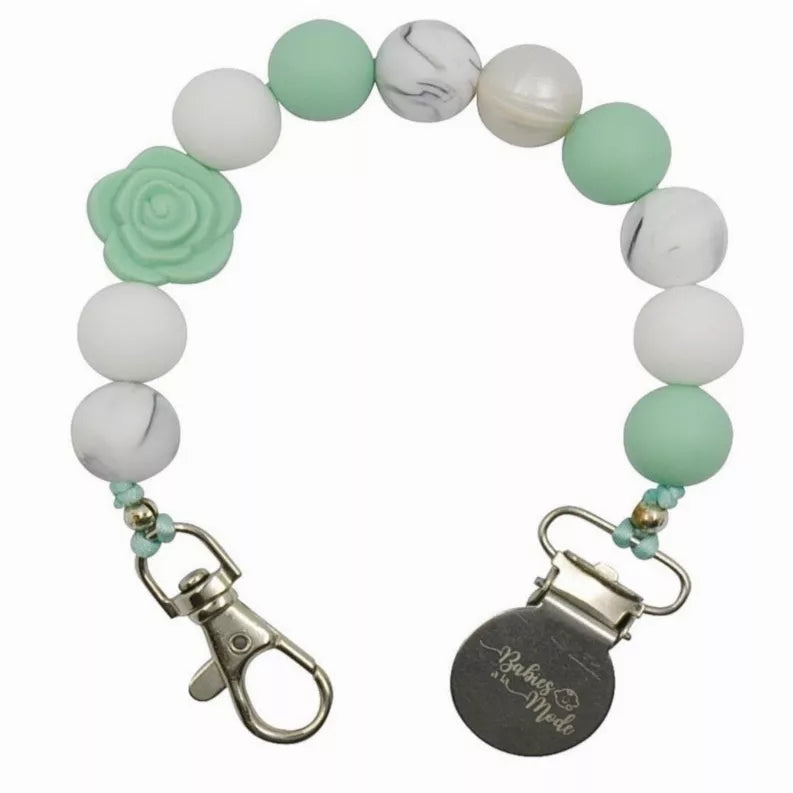 Pacifier Clip Babies a la Mode