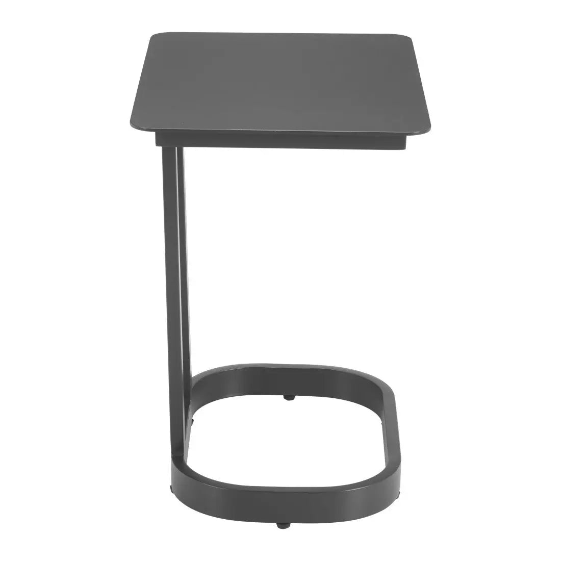 22" Black Aluminum Outdoor Side Table Homeroots Outdoor