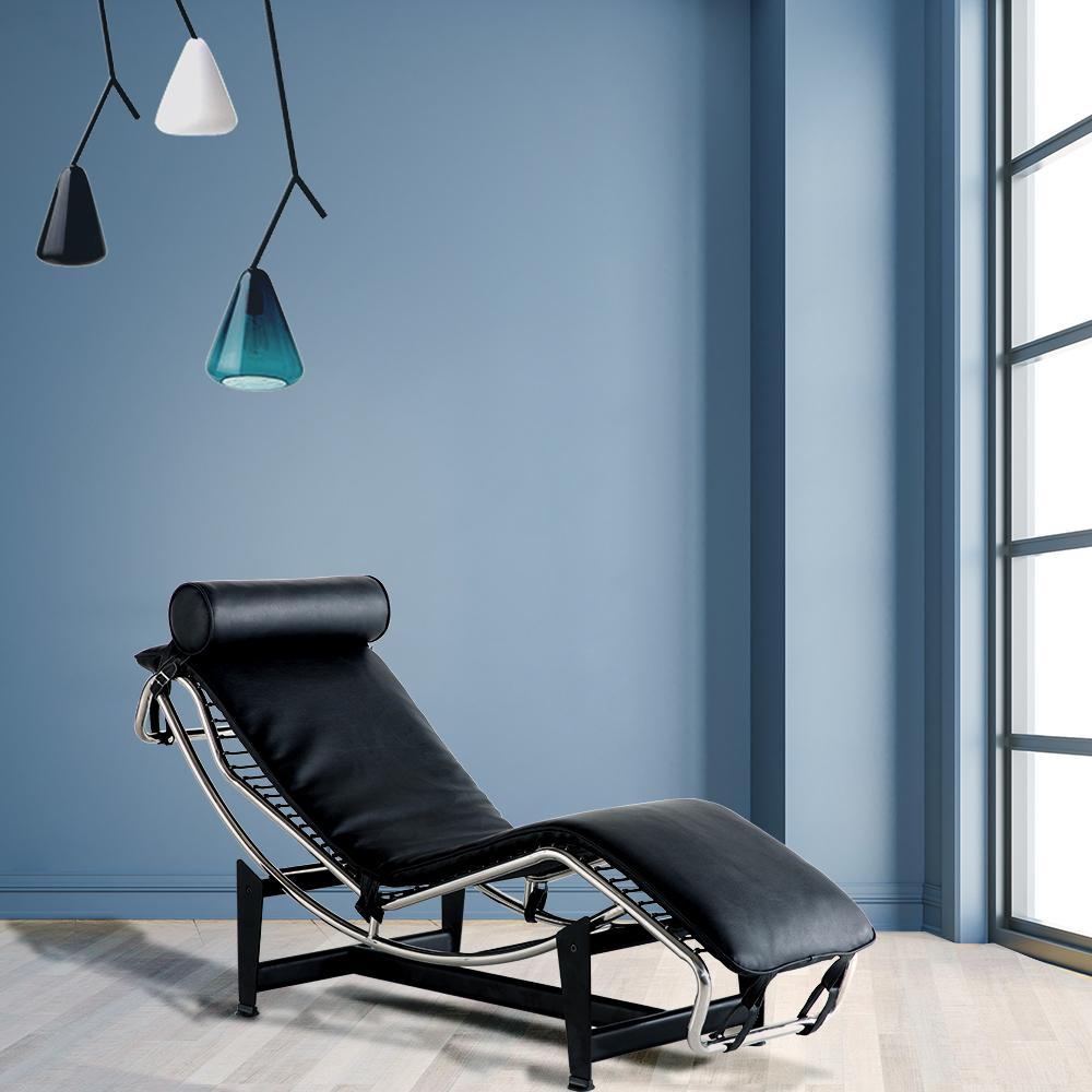 22" Black Tufted Genuine Cowhide and Metal Lounge Chair And Toss Pillow Homeroots Living Room