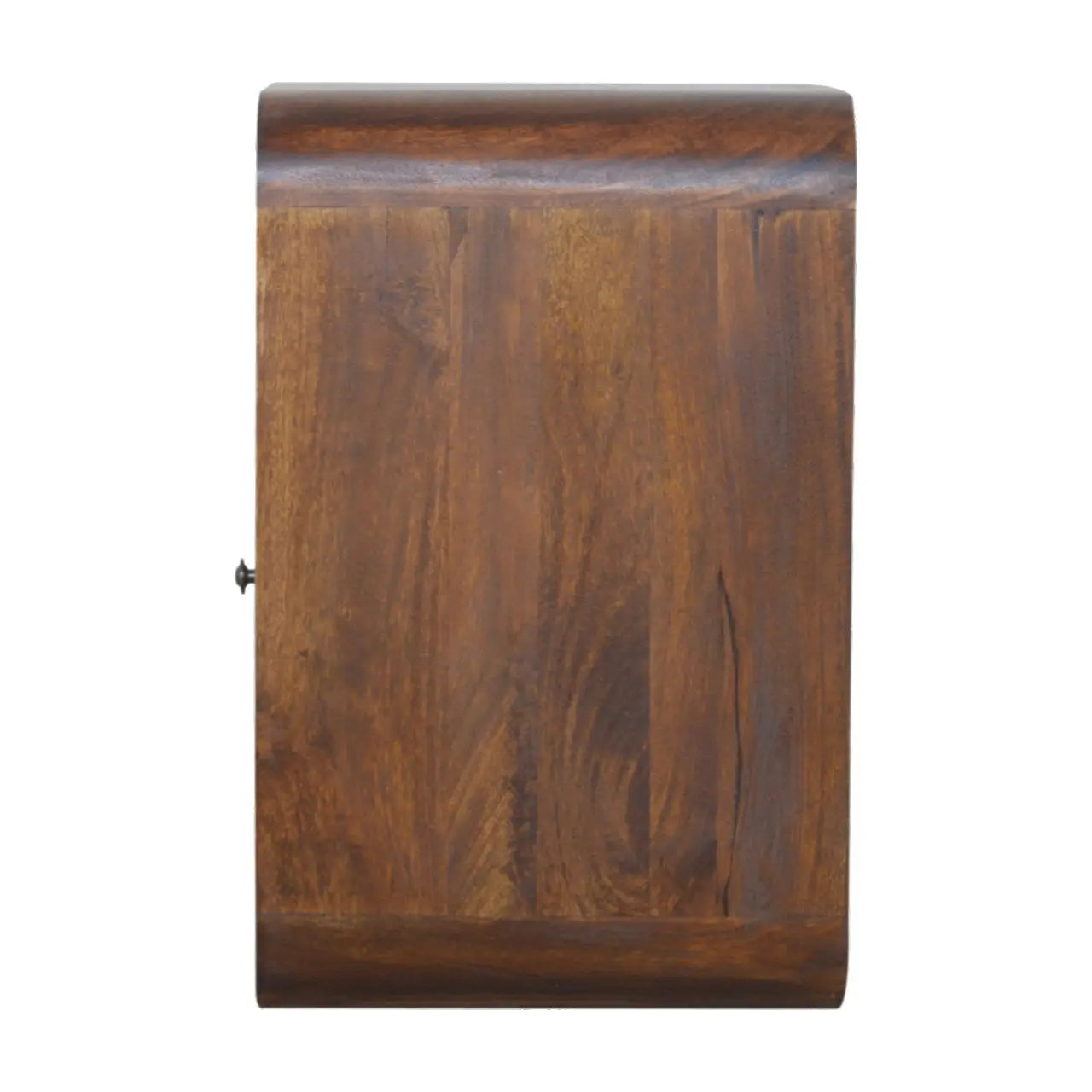 22" Brown Solid Wood One Drawer Nightstand Homeroots Bed & Bath