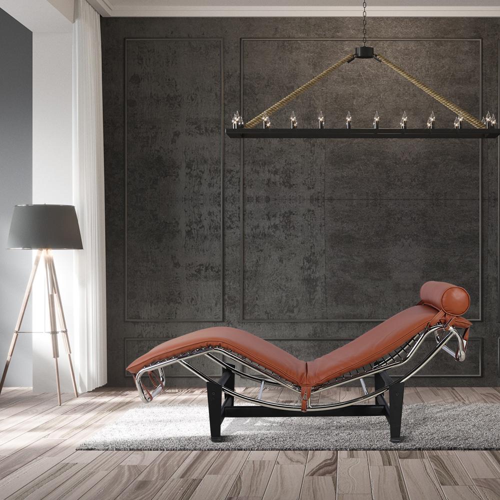 22" Brown and Black Tufted Genuine Cowhide and Metal Lounge Chair And Toss Pillow Homeroots Living Room