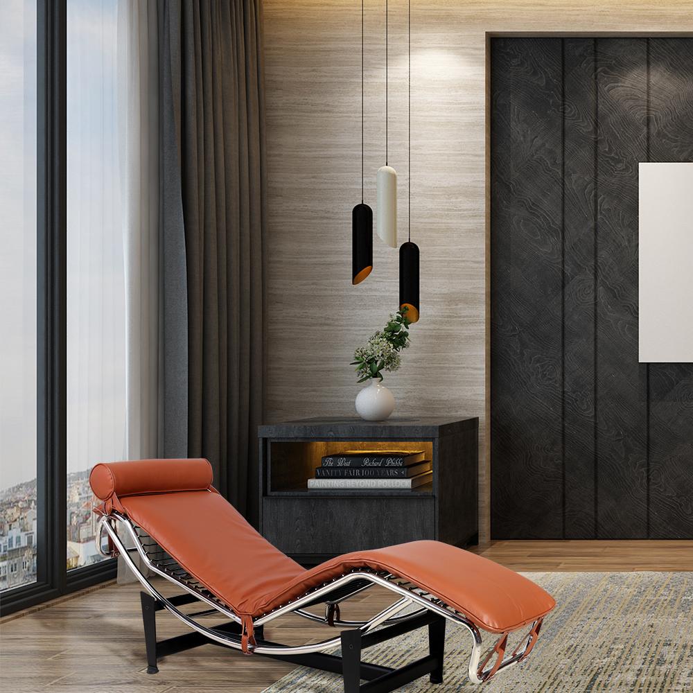 22" Brown and Black Tufted Genuine Cowhide and Metal Lounge Chair And Toss Pillow Homeroots Living Room