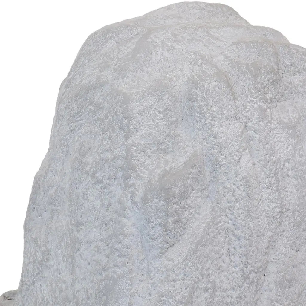 22" Gray Polyresin Faux Rock Homeroots Outdoor