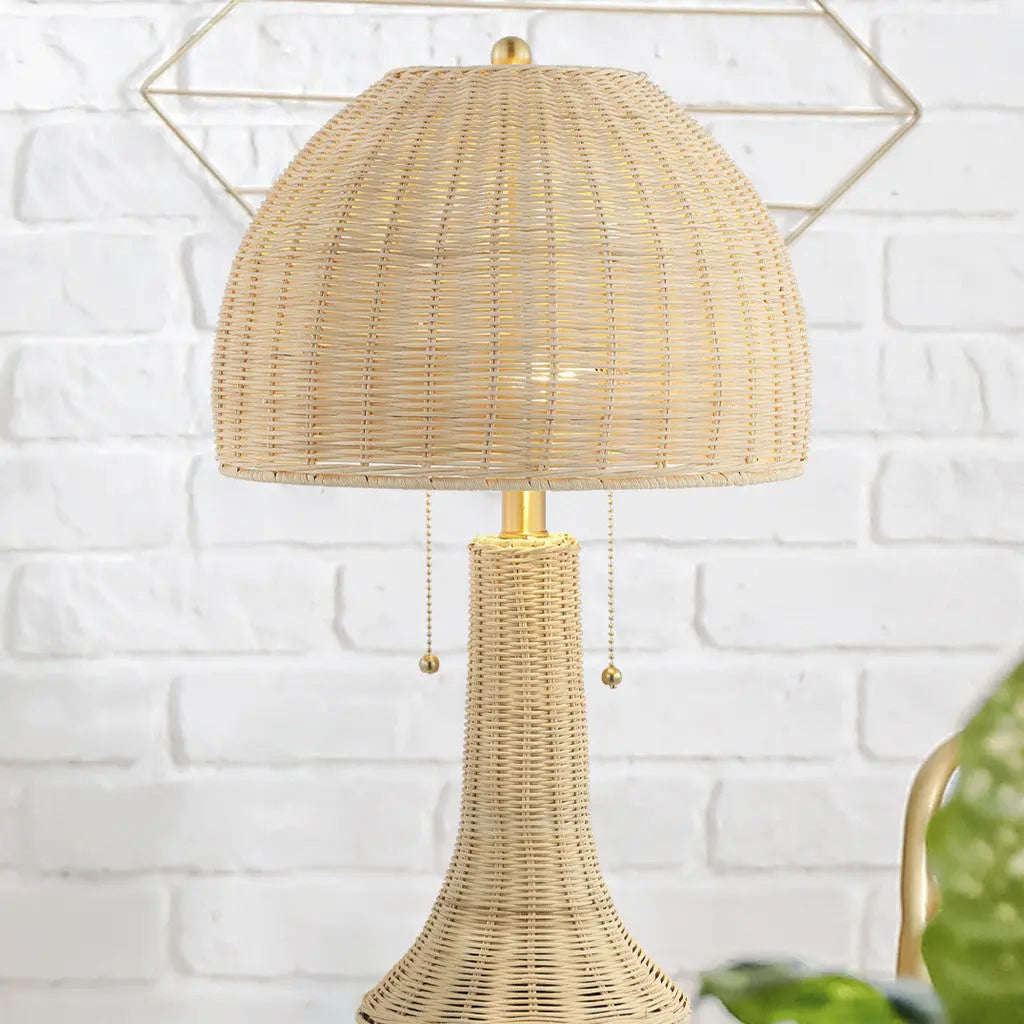 22" Light Brown Table Lamp With Globe Shade Homeroots Lighting