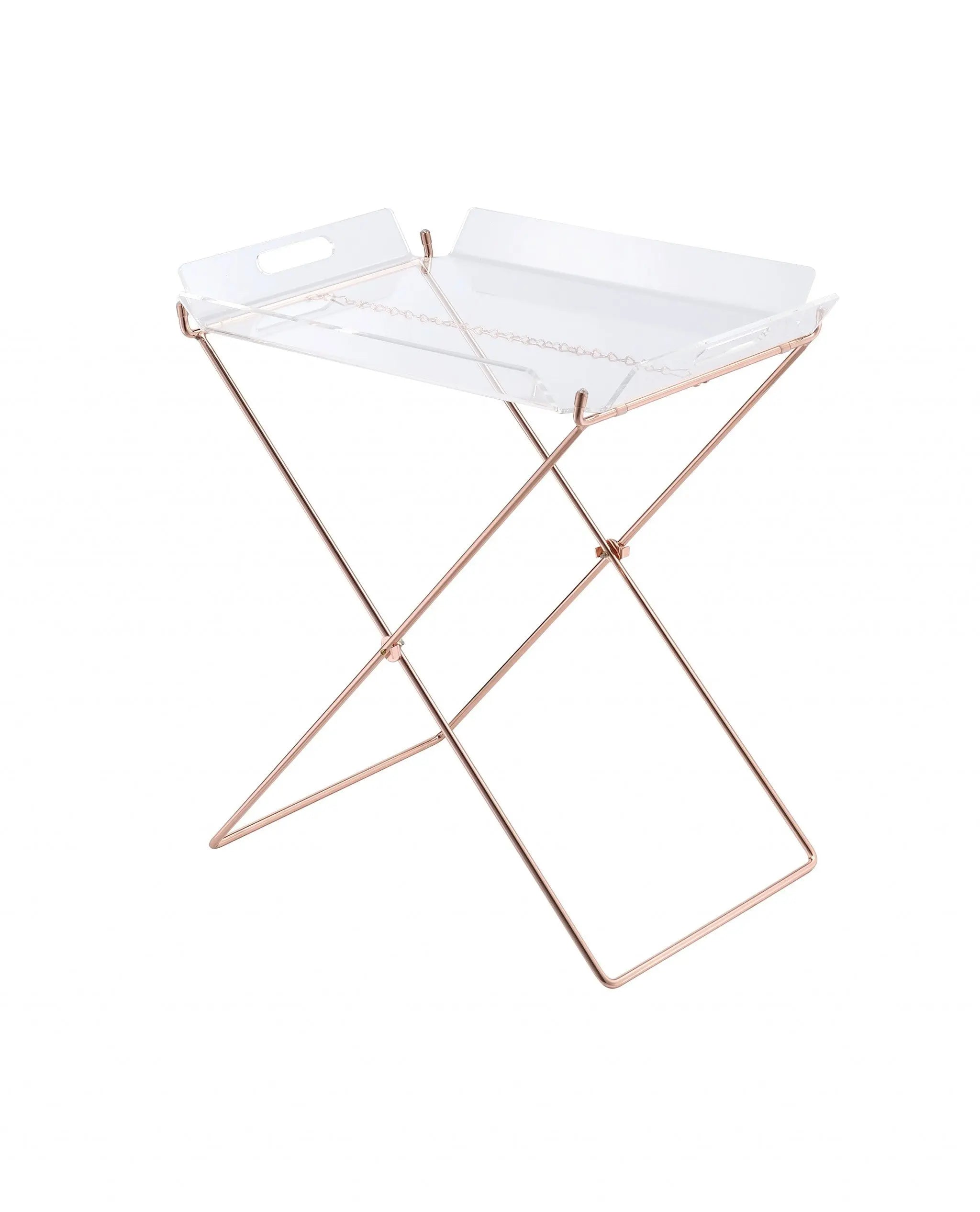22" Metal Folding Butler Table - GreatEagleInc