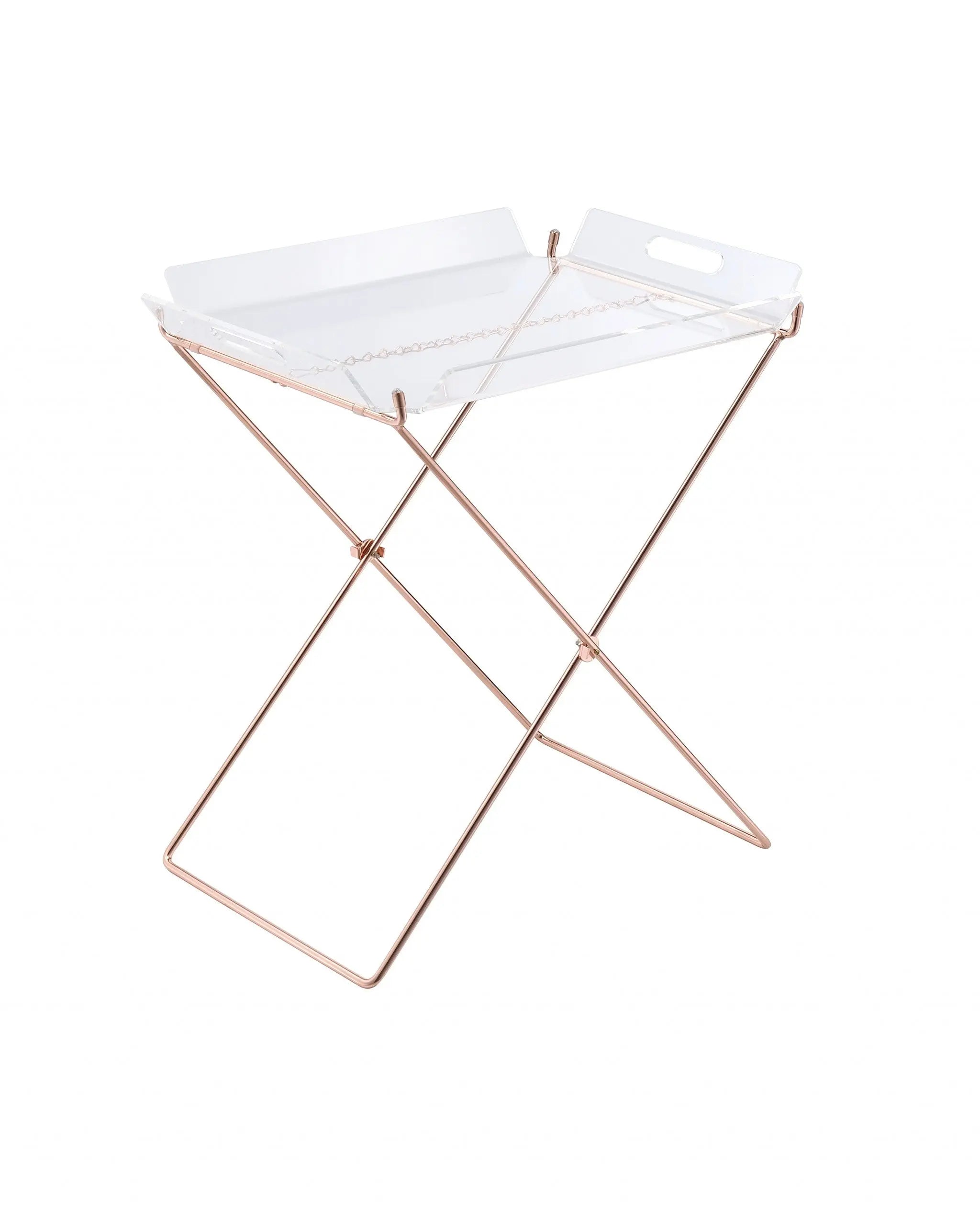 22" Metal Folding Butler Table - GreatEagleInc