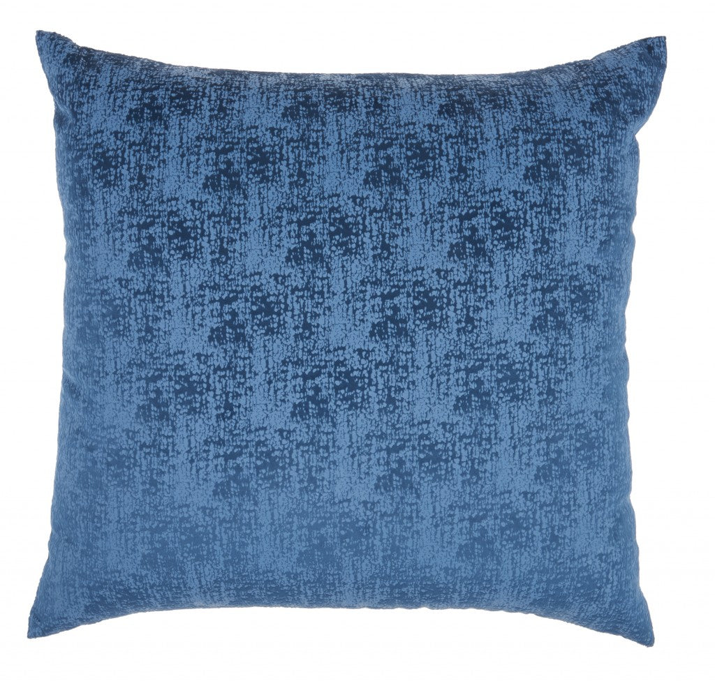 22" Navy Blue Abstract Throw Pillow - GreatEagleInc