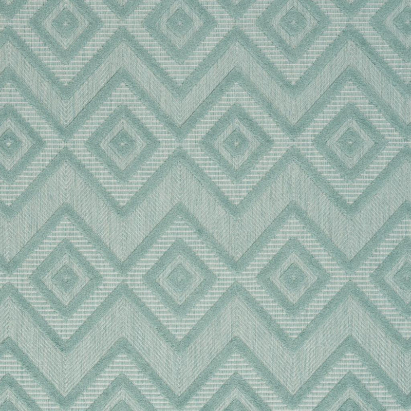 5' X 7' Aqua Indoor Outdoor Area Rug - GreatEagleInc