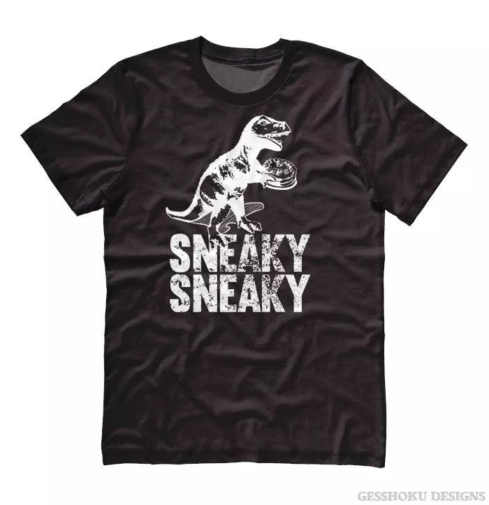 Sneaky Dinosaur T-shirt Gesshoku Designs