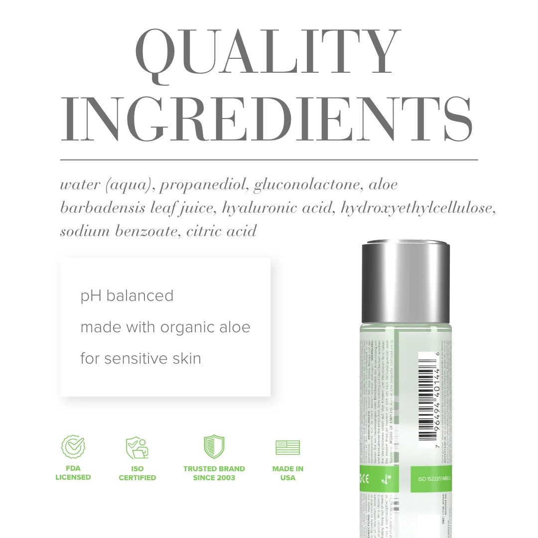 Jo Waterbased Aloe Original 4fl Oz - GreatEagleInc