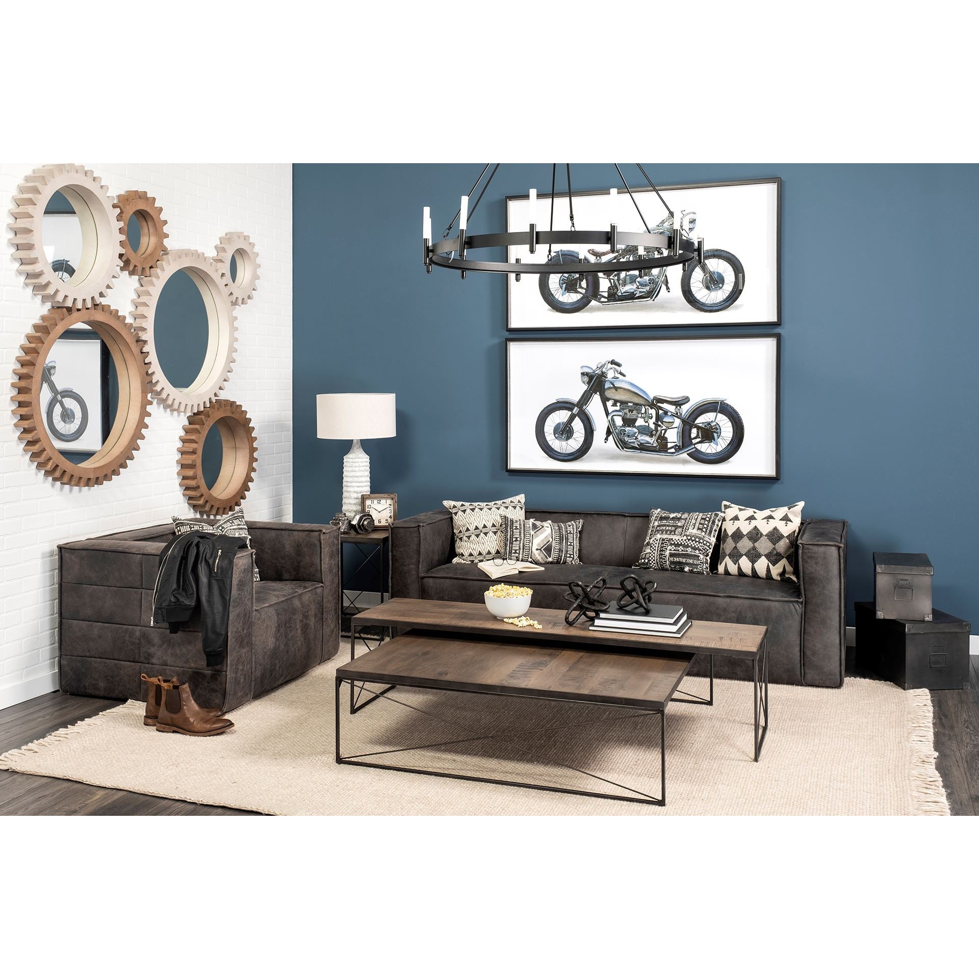 23" Brown Solid Wood Square End Table - GreatEagleInc