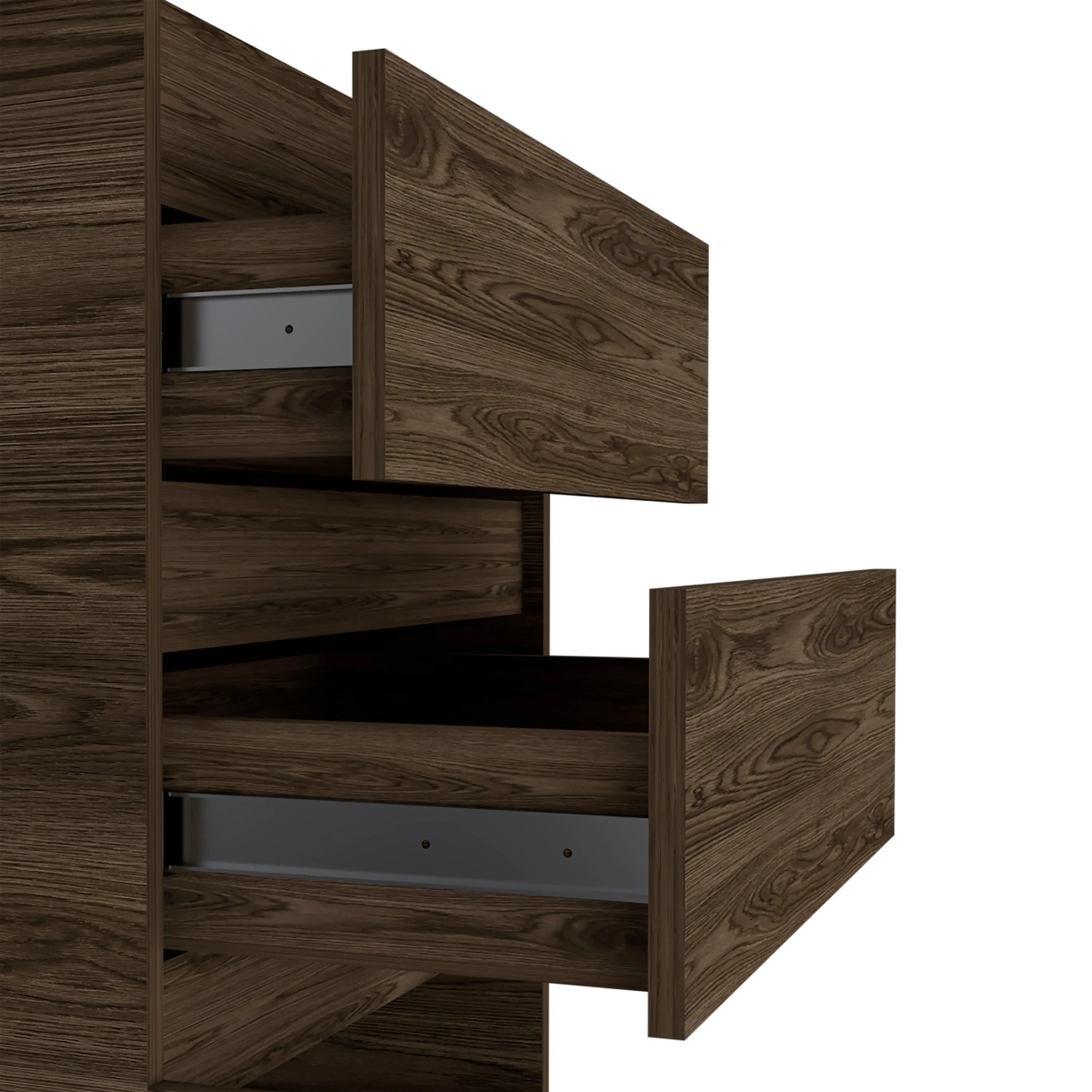 23" Brown Two Drawer Standard Chest Homeroots Bed & Bath