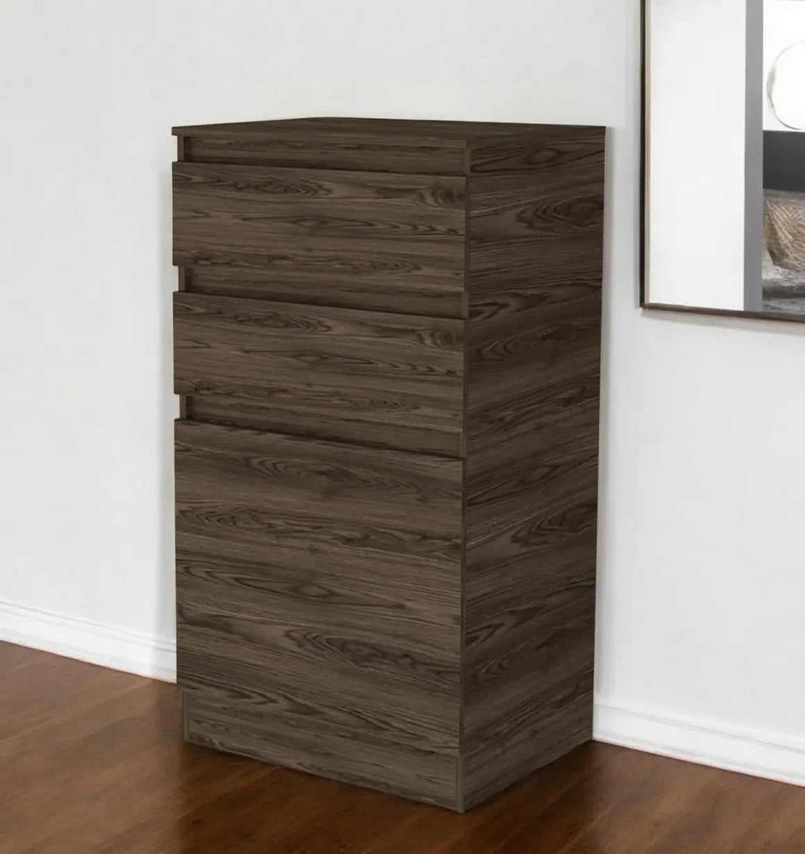 23" Brown Two Drawer Standard Chest Homeroots Bed & Bath