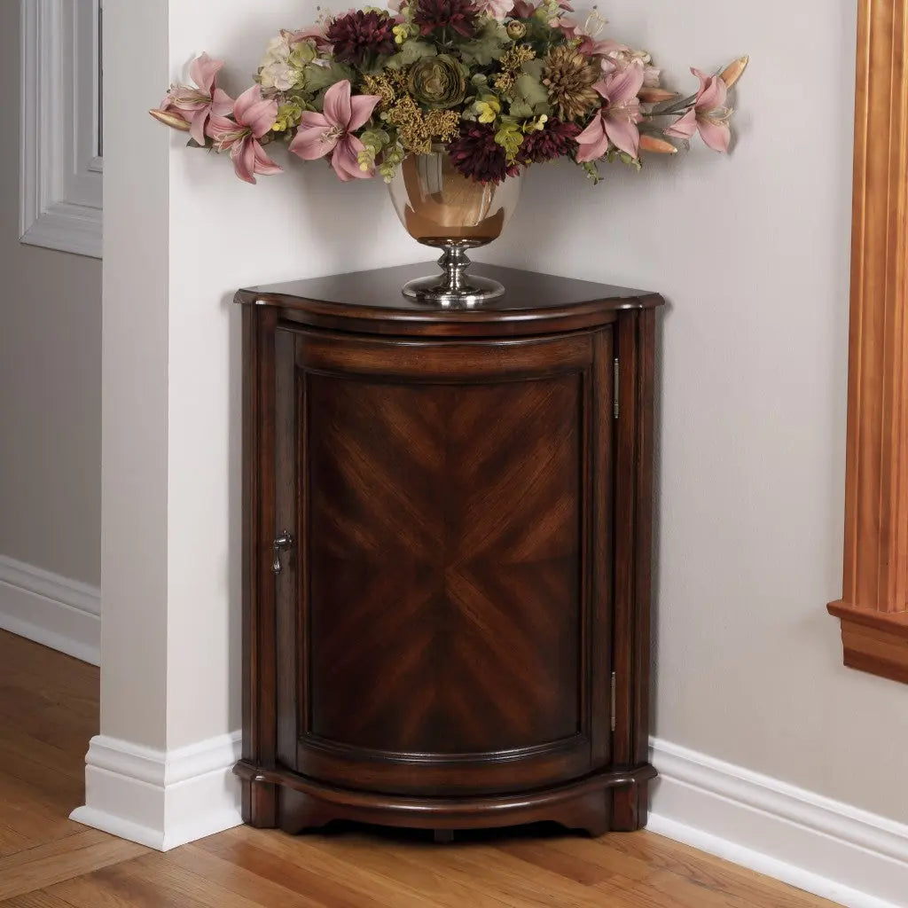 23" Dark Brown Standard Accent Cabinet Homeroots Kitchen & Dining