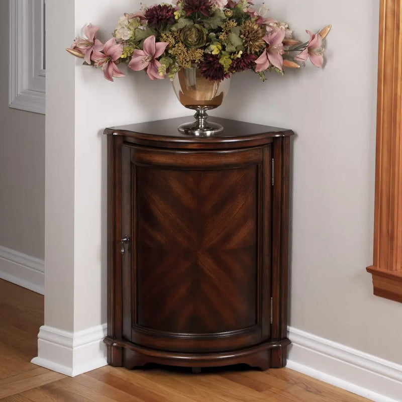 23" Dark Brown Standard Accent Cabinet Homeroots Kitchen & Dining
