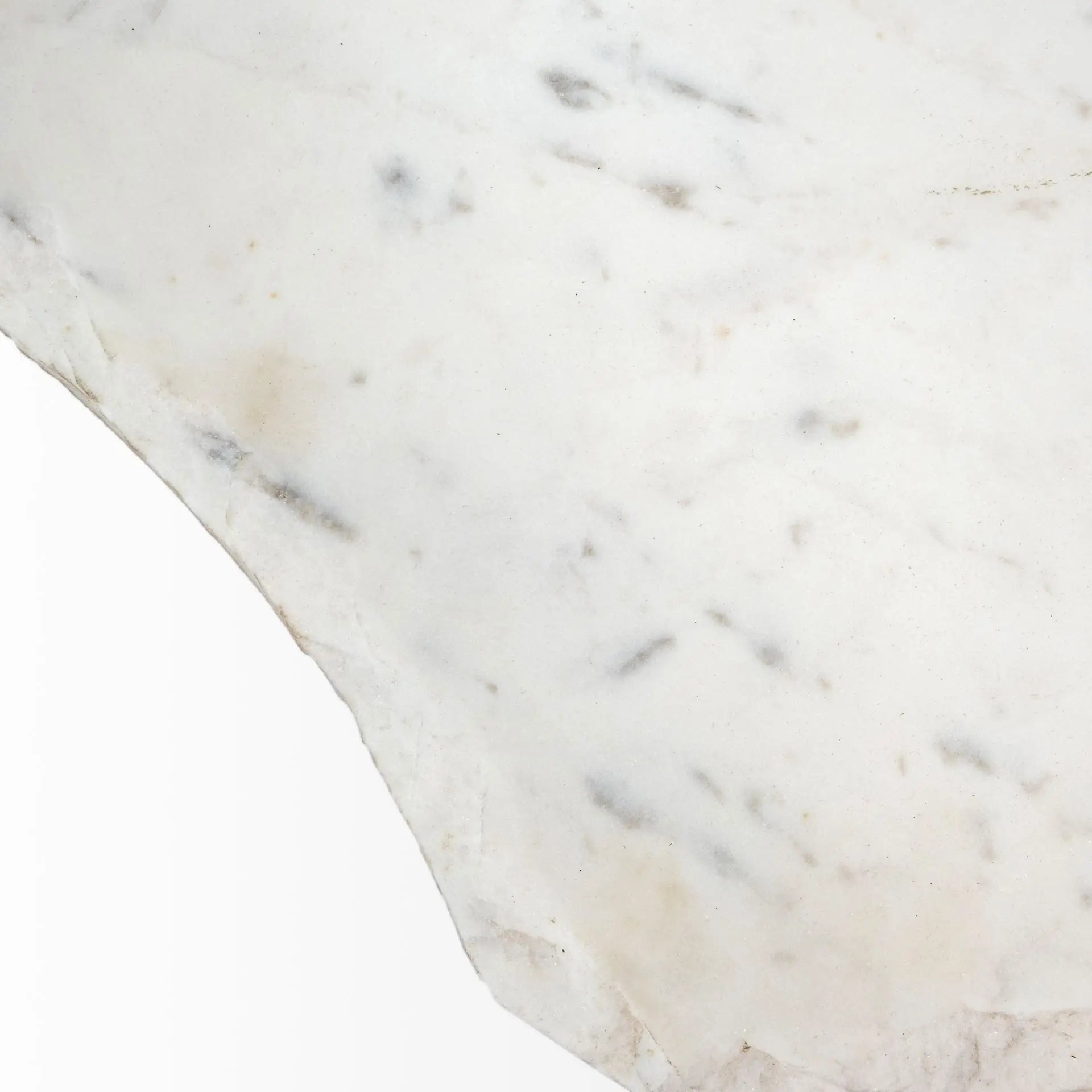 23" Gold And White Marble End Table - GreatEagleInc