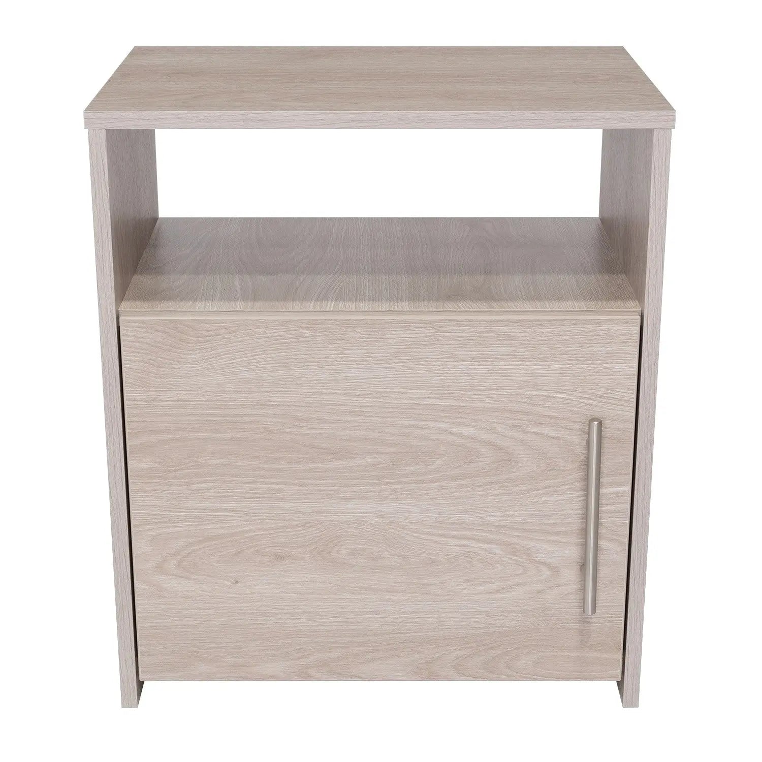 23" Gray Wood Nightstand Homeroots Bed & Bath