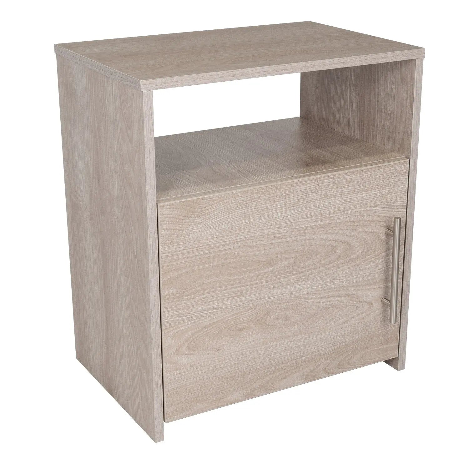 23" Gray Wood Nightstand Homeroots Bed & Bath