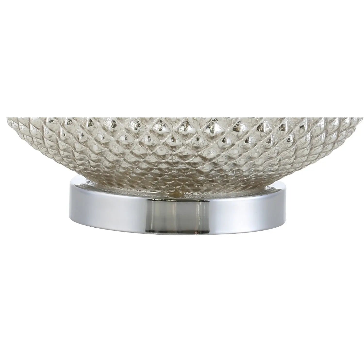 23" Silver Round Table Lamp With Drum Shade Homeroots Lighting