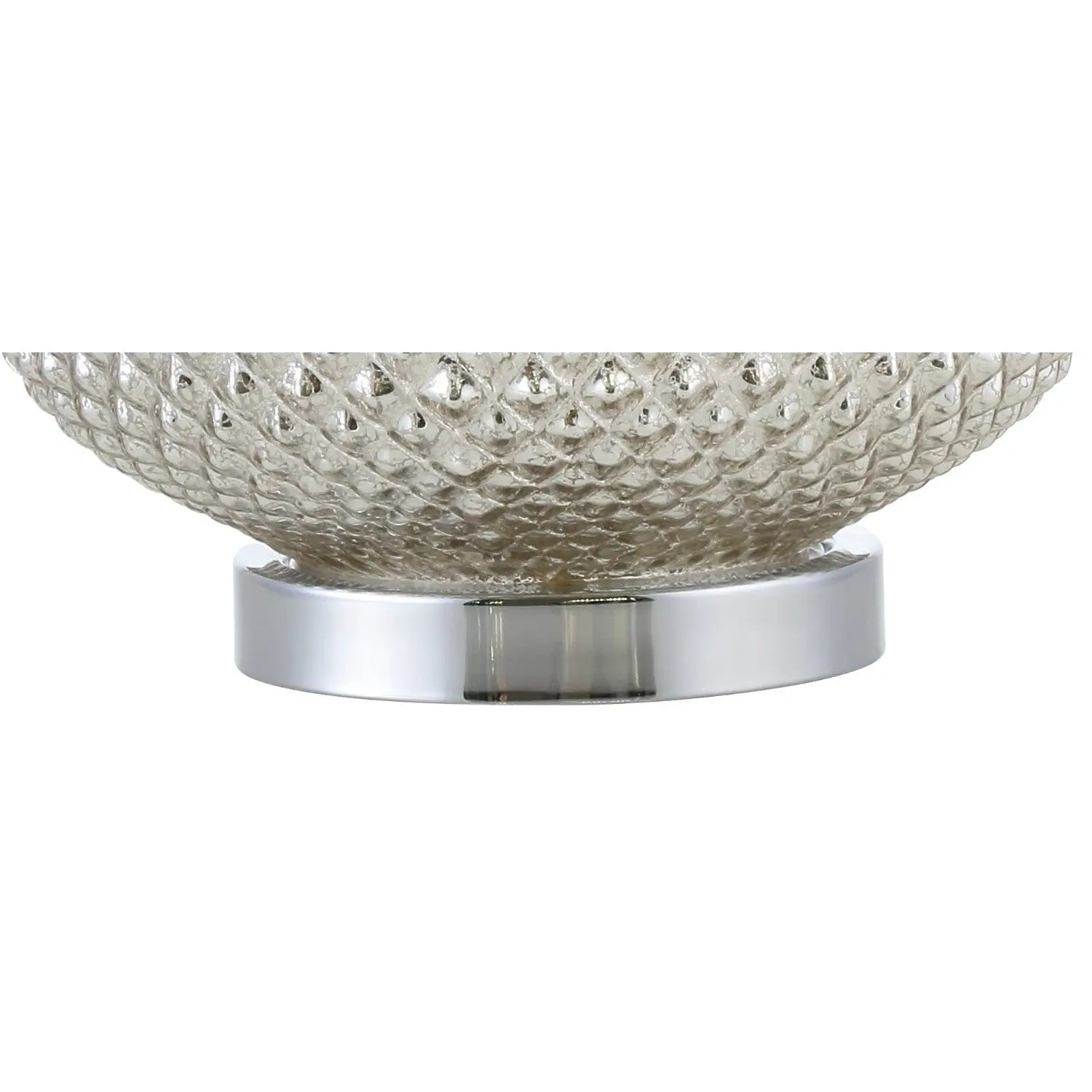 23" Silver Round Table Lamp With Drum Shade Homeroots Lighting