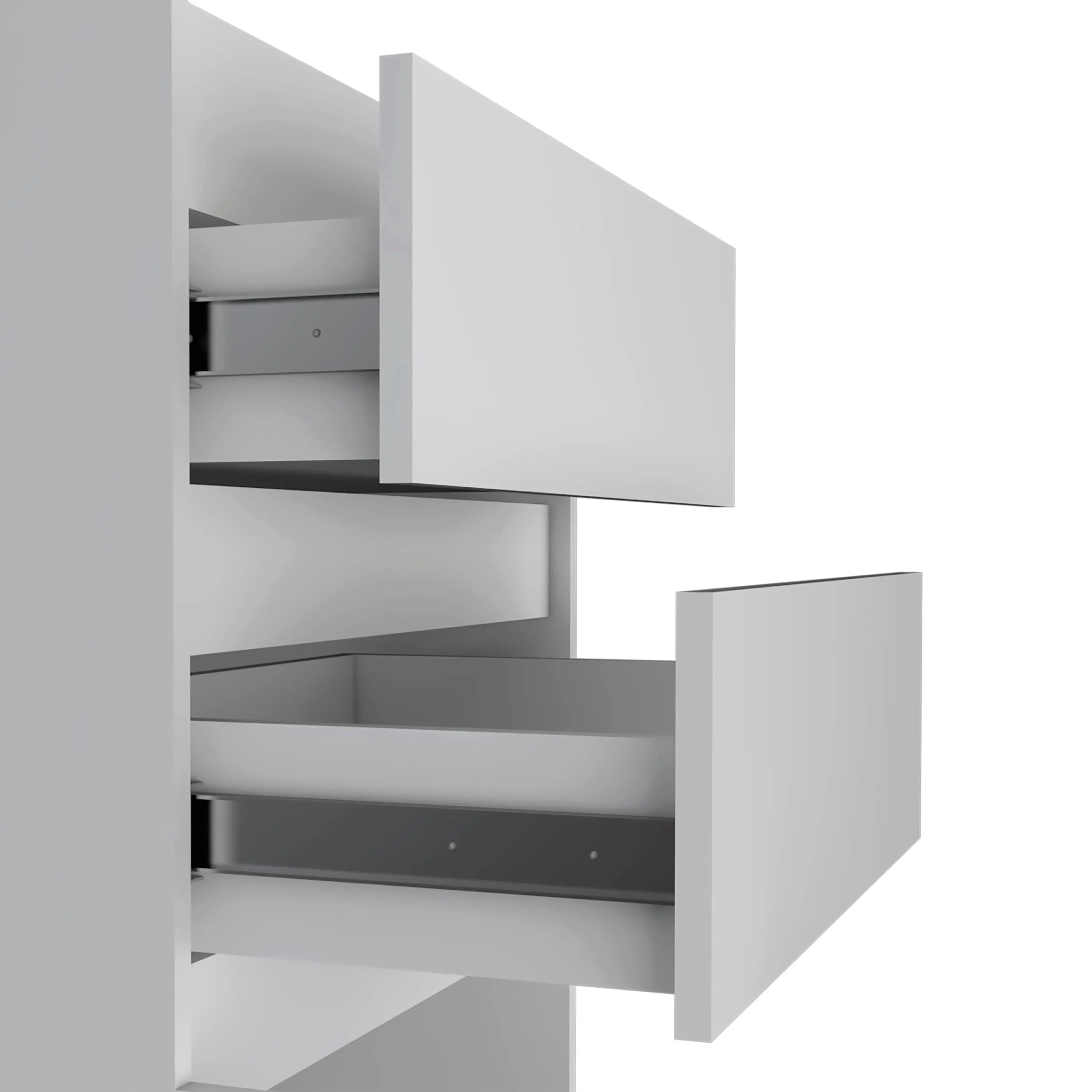 23" White Two Drawer Standard Chest Homeroots Bed & Bath