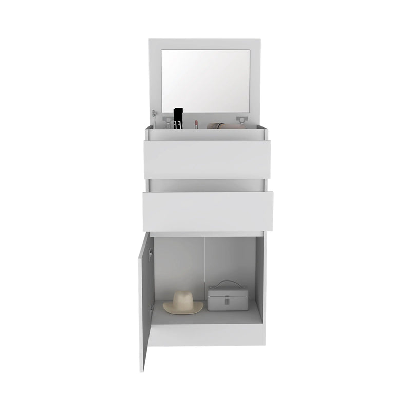 23" White Two Drawer Standard Chest Homeroots Bed & Bath
