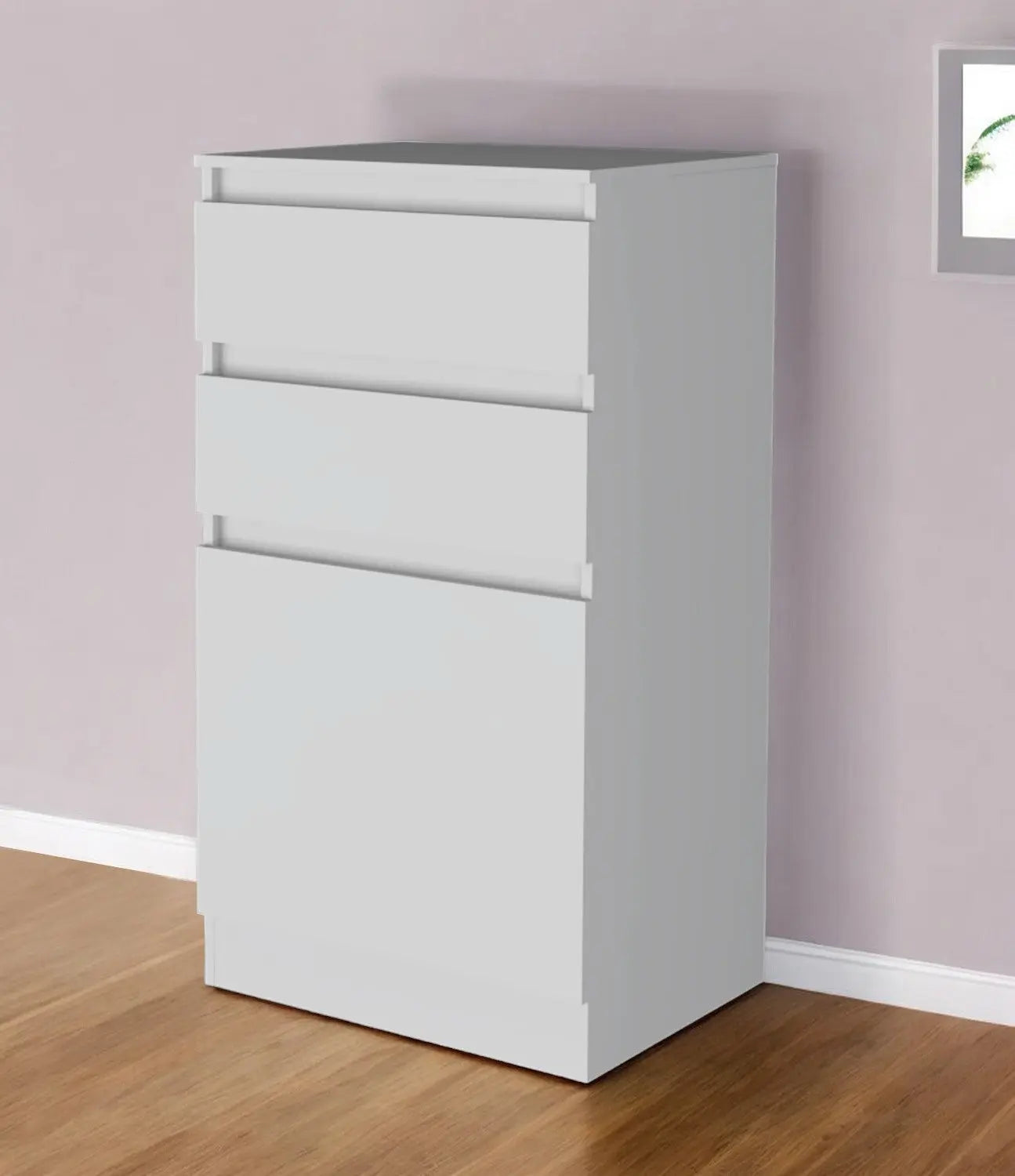 23" White Two Drawer Standard Chest Homeroots Bed & Bath