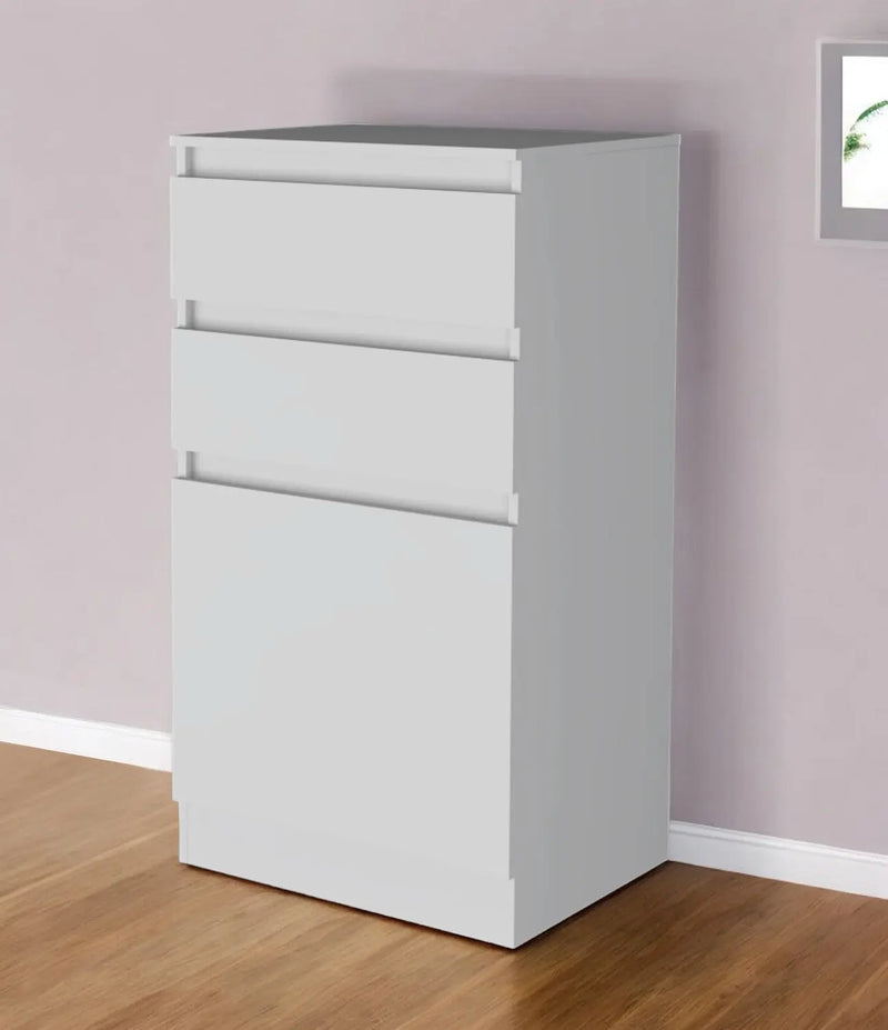 23" White Two Drawer Standard Chest Homeroots Bed & Bath