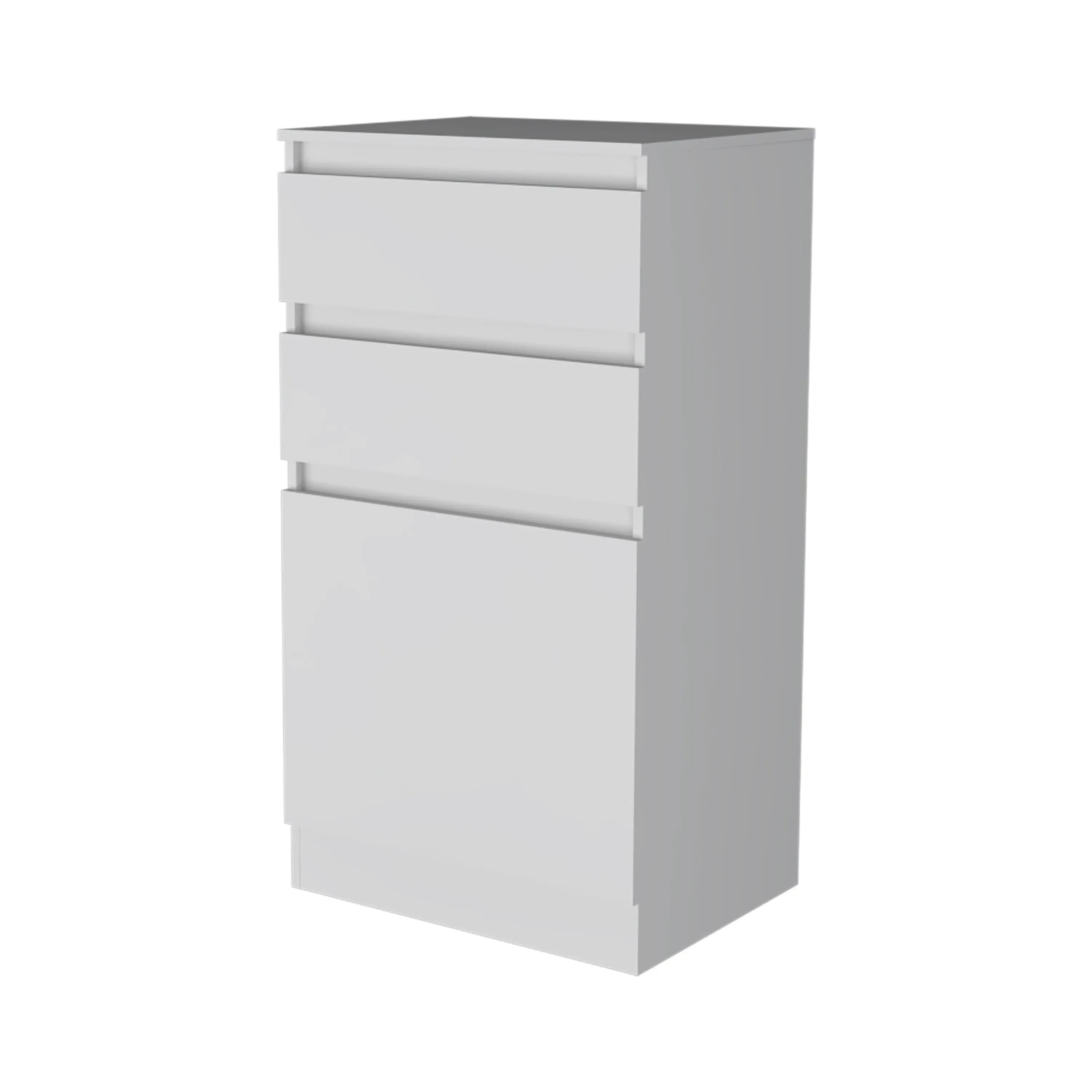 23" White Two Drawer Standard Chest Homeroots Bed & Bath